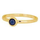 IXXXI JEWELRY RINGEN iXXXi Jewelry Vulring 0.2 cm Staal Cateye Natur Navy Blue Gold