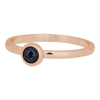 IXXXI JEWELRY RINGEN iXXXi Jewelry Vulring 0.2 cm Staal Cateye Natur Dark Blue Rosegold