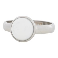 IXXXI JEWELRY RINGEN iXXXi Jewelry Washer 0.4 cm Steel White stone Silver 12mm