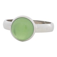 IXXXI JEWELRY RINGEN iXXXi Schmuck Washer 0,4 cm Stahl Green Stone Silber 12mm