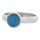 IXXXI JEWELRY RINGEN iXXXi Jewelry Vulring 0.4 cm Staal Blue Cateye Silver 10mm
