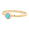 IXXXI JEWELRY RINGEN iXXXi Jewelry Invulring 0.2 cm Staal met een platte zetting met een Zirconia Stone Blue Gold