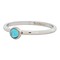 IXXXI JEWELRY RINGEN iXXXi Jewelry Invulring 0.2 cm Staal met een platte zetting met een Zirconia Stone Blue Silver