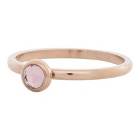 IXXXI JEWELRY RINGEN iXXXi Jewelry Vulring 0.2 cm Staal zirconia Pink 6mm Rosegold