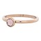 IXXXI JEWELRY RINGEN iXXXi Jewelry Invulring 0.2 cm Staal met een platte zetting met een Zirconia Stone Pink Rosegold