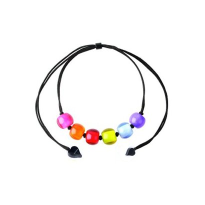 ZSISKA DESIGN Zsiska Ketting Colourful Beads verstelbaar Spectrum