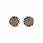 BIBA OORBELLEN Biba Earrings 8926 Light Grey Opal