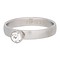 IXXXI JEWELRY RINGEN iXXXi Vulring met 1 Crystal Zirconia in een Mat Silver stainless steel ring