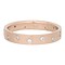 IXXXI JEWELRY RINGEN iXXXi Vulring met rondom 14 Zirkonia's in Mat Rosegold Stainless Steel