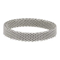 IXXXI JEWELRY RINGEN iXXXi Schmuck Washer 0,4 cm MESH SILVER