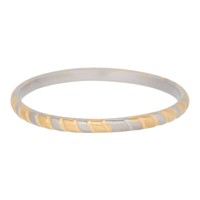 IXXXI JEWELRY RINGEN iXXXi Jewelry Fountain 0.2 cm Mat Steel ROPE Gold Silver