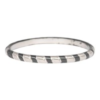 IXXXI JEWELRY RINGEN iXXXi Schmuck Washer 0.2 cm Matt Stahlseil Schwarz Silber