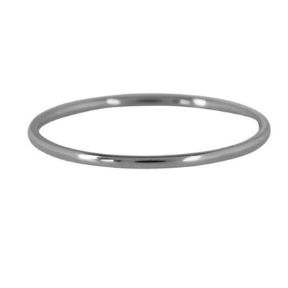 CHARMIN'S Charmins Petite steel ring ring R369 Silver Steel from Charmin's fashion jewelry brand.