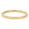 CHARMIN'S Charmins Plain steel stack ring R314 Gold Steel from Charmin's fashion jewelry brand.