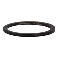 CHARMIN'S Charmin ring Plain Black Steel