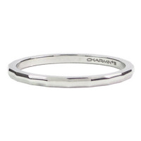 CHARMIN'S Charmins Ring Silber Winkel-Stahl