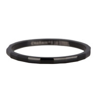 CHARMIN'S Charmins Ring Winkel Black Steel