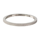 CHARMIN'S Charmin Ring Sanded Silver Steel