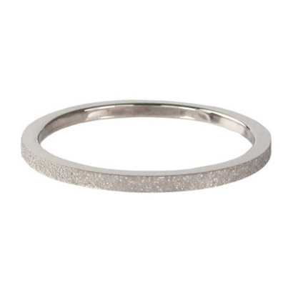 CHARMIN'S Charmins Geschliffen Stahlpfahl Ring R340 Silber Schaft Modeschmuck Marke Charmin ist.