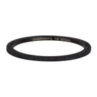 CHARMIN'S Charmins Ring Black Steel Sanded