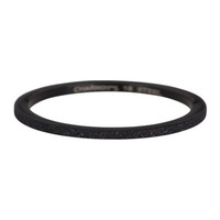 CHARMIN'S Charmins Ring Black Steel Sanded