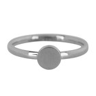 CHARMIN'S Charmin Ring Fashion Seal Medium Silver Steel