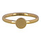 CHARMIN'S Charmins Fashion Seal Medium steel ring ring R424 Gold Steel of Charmin's fashion jewelry brand.