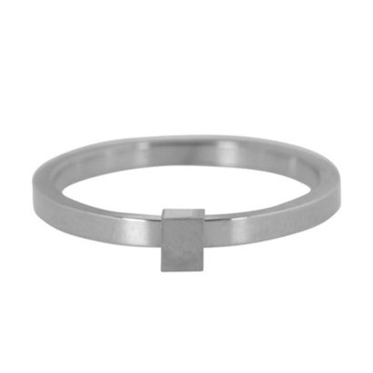 CHARMIN'S Charmins Quatre Steel steel stack ring R483 Silver Steel from Charmin's fashion jewelry brand.