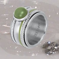 IXXXI JEWELRY RINGEN iXXXi COMBINATION RING SILVER 1015 OLIVINA