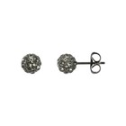 iXXXi JEWELRY iXXXi Jewelry Ear Studs Ball Black