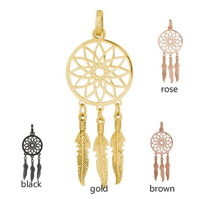 iXXXi JEWELRY IXXXI JEWELRY PENDANT DREAM CATCHER STAINLESS STEEL inclusief CLIP exclusief ketting