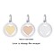 iXXXi JEWELRY IXXXI JEWELRY PENDANT LOVE IS STAINLESS STEEL inclusief CLIP