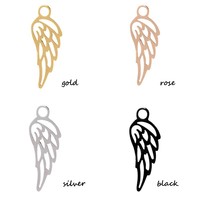 iXXXi JEWELRY IXXXI SCHMUCK CHARM ANGEL WING EDELSTAHL