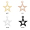 iXXXi JEWELRY IXXXI JEWELRY CHARM HOLLOW STAR STAINLESS STEEL CHOOSE THE COLOR