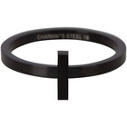 CHARMIN'S Charmins ring HOPE Steel Black Staal