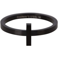 CHARMIN'S Charmins ring HOPE Steel Black Staal