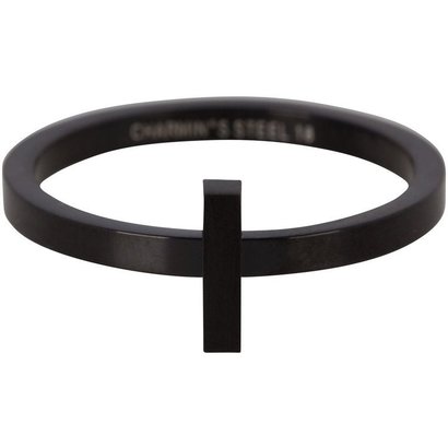 CHARMIN'S Charmins HOPE Stahl Stahlpfahl Ring R418 Schwarz Shank Modeschmuck Marke Charmin ist.