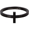 CHARMIN'S Charmins HOPE Stahl Stahlpfahl Ring R418 Schwarz Shank Modeschmuck Marke Charmin ist.