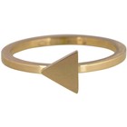 CHARMIN'S Charmin ring TRIANGLE Steel Gold Steel