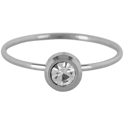 CHARMIN'S Charmins Shiny STYLISH Steel stacking ring R427 Silver from the fashion jewelery brand Charmin's.