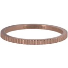 CHARMIN'S Charmins ring Shiny BRICKS Steel Rose gold Steel