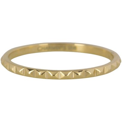 CHARMIN'S Charmins Shiny NEFERTITI steel steel stacking ring R403 Gold Steel from the fashion jewelry brand Charmin's.