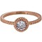 CHARMIN'S Charmins Shiny ICONIC steel steel stacking ring R437 Rose gold from Charmin's fashion jewelry brand.