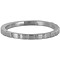 CHARMIN'S Grundsätzlich Charmins Shiny Stahl Stahlpfahl Ring R439 Silber Schaft Modeschmuck Marke Charmin ist.