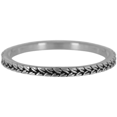 CHARMIN'S Charmins BRAIDS Steel steel stacking ring R447 Silver Steel from the fashion jewelery brand Charmin's.