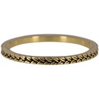 CHARMIN'S Charmins ring  BRAIDS Steel Goud Staal