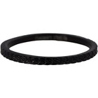 CHARMIN'S Charmins ring  BRAIDS Steel ZwartStaal