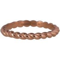 CHARMIN'S Charmins ring Shiny CURVES Steel Rose Gold Steel