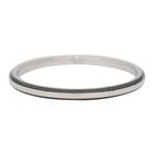 IXXXI JEWELRY RINGEN iXXXi Jewelry Vulring 0.2 cm Double Gear Zilver met Zwart