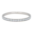 IXXXI JEWELRY RINGEN iXXXi Filling ring 0.2 cm White Stone Silver colored Stainless steel